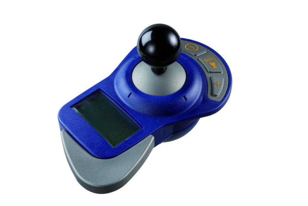 Comando con joystick a sfera rigida per max-e
