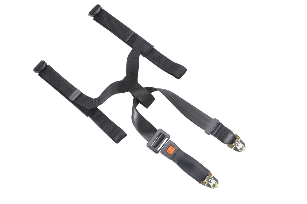 Cintura di sicurezza per bacino con bretellaggio