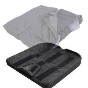 Woven Air Cushion with Contour Base Stack