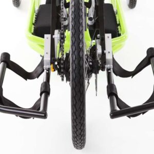 Ruota motrice e supporto per le gambe