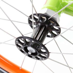 Ruota rimovibile tramite l'asse flottante