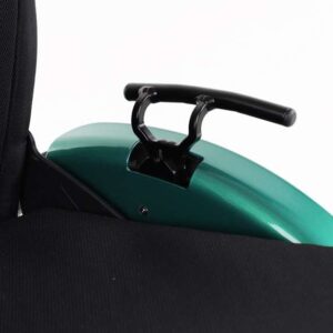 Protezione per i vestiti e maniglia di sblocco per il meccanismo di sollevamento