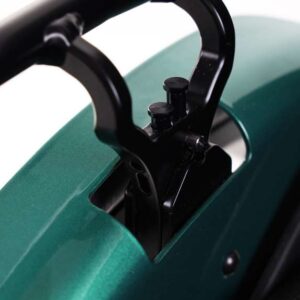 Protezione per i vestiti e maniglia di sblocco per il meccanismo di sollevamento