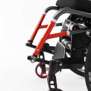 Poggiapiedi ribaltabile all'indietro (posizione passiva