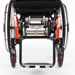 Poggiapiedi ribaltabile all'indietro (posizione attiva)