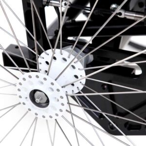 Ruota motrice rimovibile tramite l'asse flottante