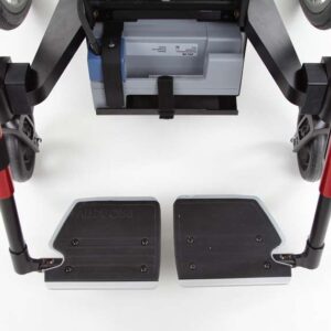 Poggiapiedi separato con parte anteriore del telaio orientabile