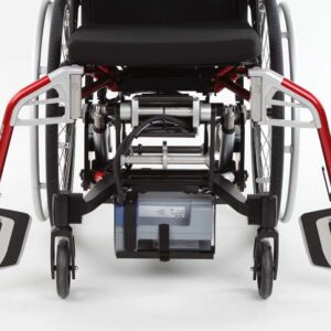 Poggiapiedi separato con parte anteriore del telaio orientabile