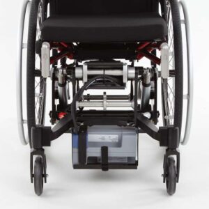 Poggiapiedi separato con parte anteriore del telaio orientabile