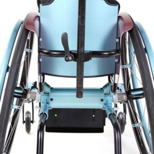 Maniglia di spinta centrale in alluminio con area di impugnatura pieghevole