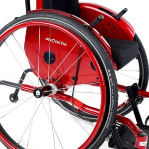 Leva del freno nella spondina paraspruzzi