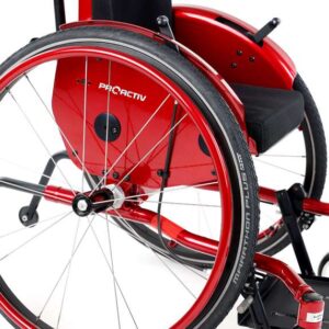 Leva del freno nella spondina paraspruzzi