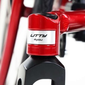 Blocco cuscinetti della ruota sterzante con emblema in metallo