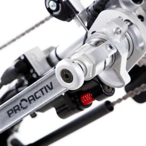 Freno a disco a contropedale idraulico con funzione di manovella a ruota libera