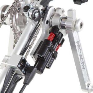 Freno a disco a contropedale idraulico con funzione di manovella a ruota libera