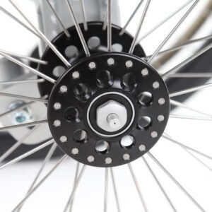 Ruota motrice rimovibile tramite l'asse flottante