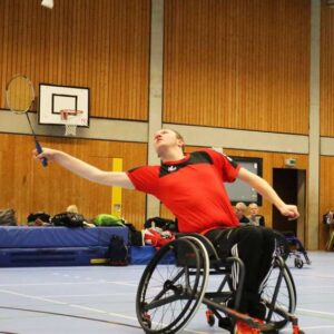 SPEEDY F1 4badminton con staffa posteriore dello schienale ERGO Back