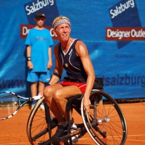 SPEEDY F1 4tennis con schienale adattabile e imbottitura (sistema di cinghie)