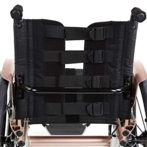 Schienale adattabile (sistema di cinghie) senza imbottitura (vista posteriore)