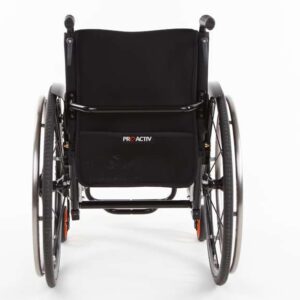 SPEEDY A1 con schienale adattabile (sistema di cinghie) e maniglie di spinta di sicurezza regolabili in altezza