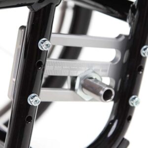 Piastra della ruota per la regolazione del punto di ribaltamento e dell'altezza del sedile