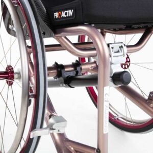 SPEEDY F2 con supporto antiribaltamento centrale adattato