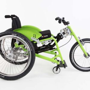 SPEEDY F2 con prolungamento dell'interasse con freno a disco in combinazione con l'attuatore di sterzo FREEWAY