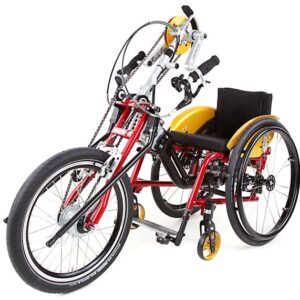 Bicicletta adattiva SPIKE in combinazione con Buddy 4all