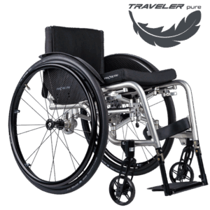 TRAVELER 4you Ergo con equipaggiamento PURE - Peso totale della carrozzina a partire da 10 kg!