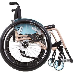 TRAVELER 4all Ergo con schienale regolabile nell'inclinazione in 7 posizioni e ribaltabile